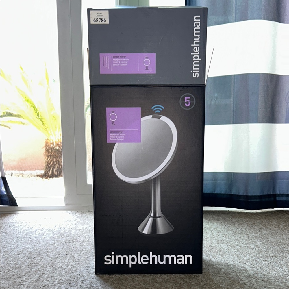 Simplehuman Illuminated Sensor Mirror - Silver